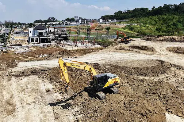 Rental Alat Berat Proyek Perumahan Citraland GKB