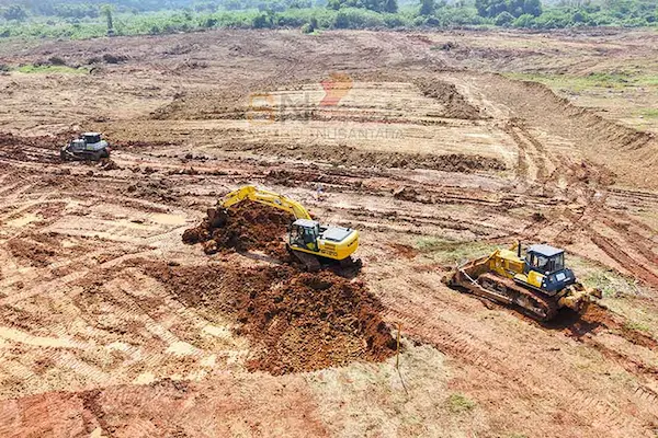 Jasa Cut And Fill Pembangunan Pabrik PT Avia Avian Industri Pipa