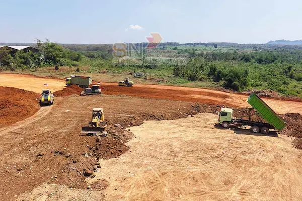 Jasa Cut And Fill Pembangunan Pabrik PT Avia Avian Industri Pipa