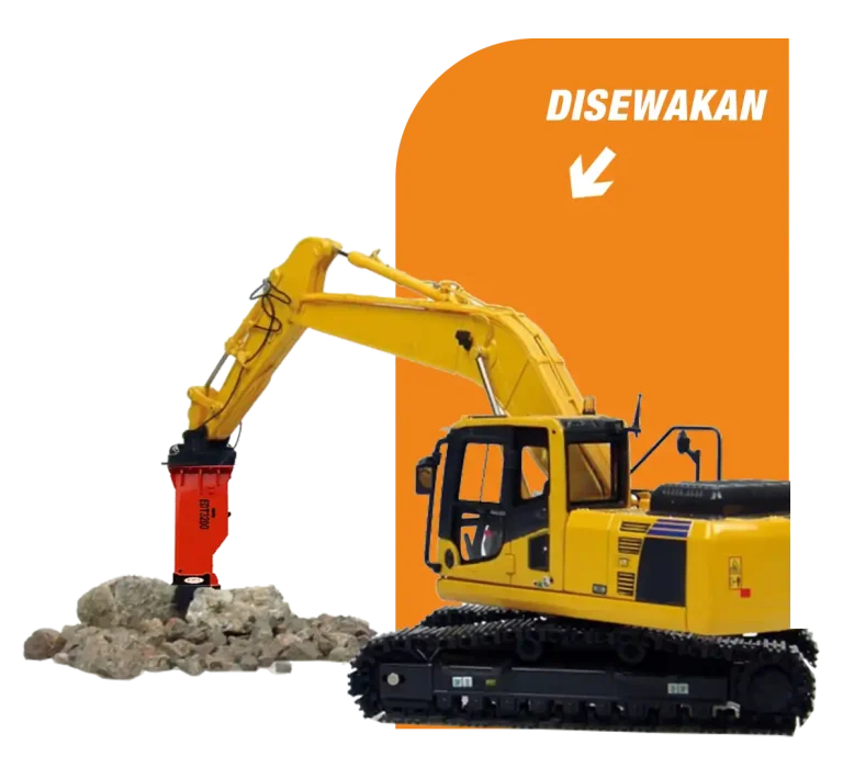 Rental Alat Berat Excavator Breaker EDT
3200,2000 & 430