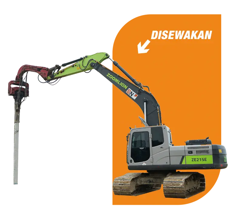 Rental Alat Berat Excavator vibra hammer 
ANT AA-X3G/25