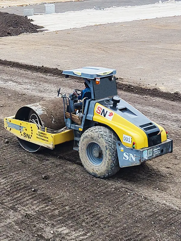 Rental Alat Berat Vibro Roller